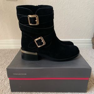 VINCE CAMUTO WEBEY MOTO BOOTIE Black NWB